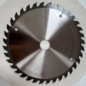 Carbide circular saw blades with rakers